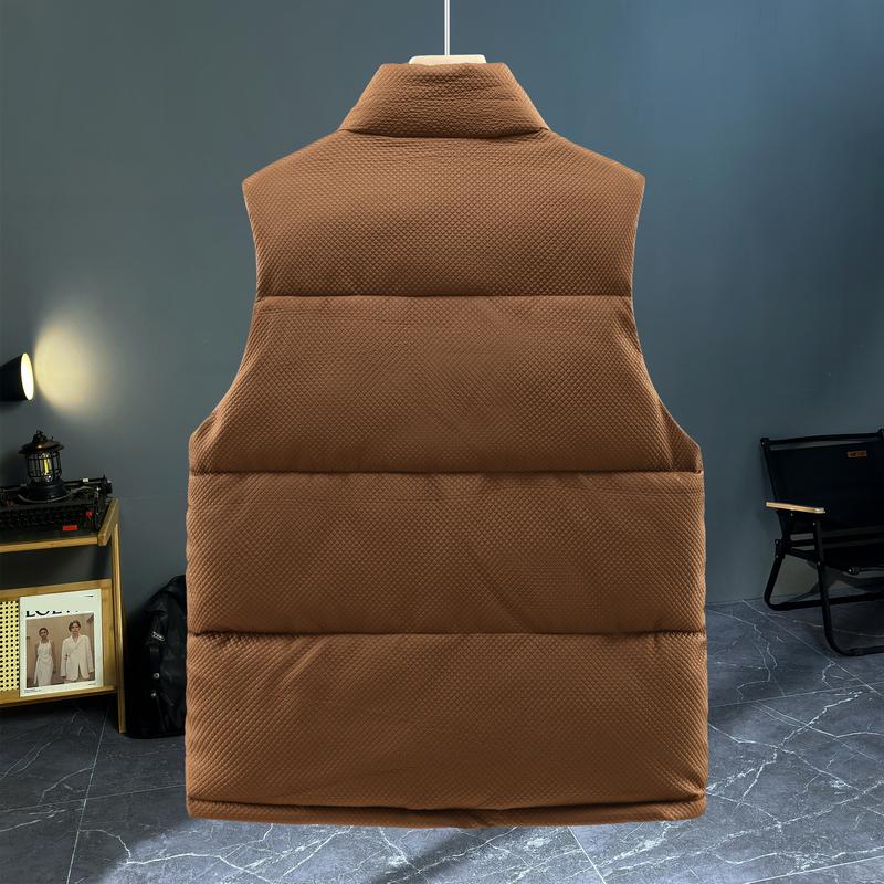 Autumn Winter Sleeveless Vest Men Outerwear Fashion Loose Thick Warm Plus Size Jackets