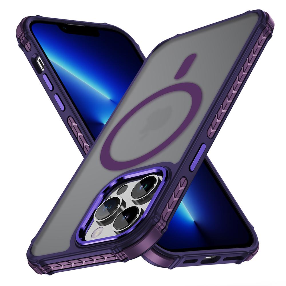 Для iPhone 13 Pro Чехол Совместимый с MagSafe PC+TPU Скин Ощущение Задняя Крышка