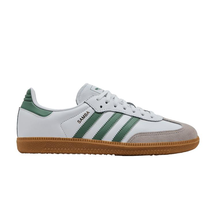 adidas Samba OG Cloud White Silver Green (GS)
