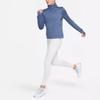 Nike Therma-Fit Solid Color Sports Training Running Long Sleeve Knit Shirt Women Tops Finn-Blue FB5307-491