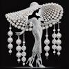 5D DIY Partial Special Shaped Drill Diamond Painting Kit Elegant Lady Decoration Home Decoration Gift