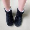 Winter Warm Non-Slip Indoor Short-Tube Boots - Unisex Floor Socks with Cotton Lining
