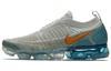 Air VaporMax Moc 2 Светло-серебристый Костерный оранжевый Небесно-бирюзовый Женский AJ6599-005