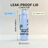 1PC Bad Well That's Not A Good Sign Stick Figure 750ml Color Plastic Sports Water Bottle Leakproof Flip Straw Lid Suitable for Sports Office Home Use
