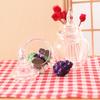 1:12 Storage Jar Model Transparent Refillable Dollhouse Miniature Simulation Glass Jar Micro Landscape