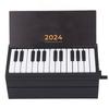 2024 Playable Piano Calendar Bluetooth Educational Early Learning Desktop Ornament Piano Desk