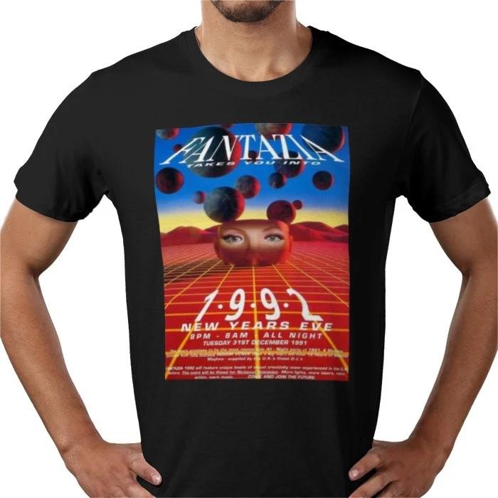Fantazia New Years Eve vintage retro T shirt Universe dance 1992 rave Flyer Tee