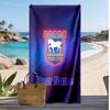 Ipswich Town Personalized Printed Beach Towel Soccer Logo Support Custom Name Text Absorbent Towel For Sport Travel Special Gift
