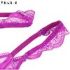 DKGEA Women Sexy Bra and Panties Set Lace Brassiere Transparent Underwear