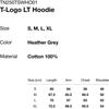 ThIs Is Never ThaT Т-образный логотип lT ХудиHeather Grey