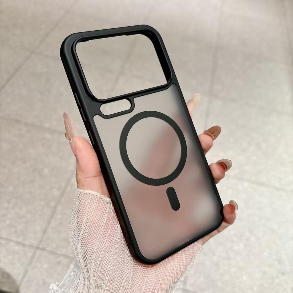 Бронированный матовый полупрозрачный чехол для телефона Magsafe для Xiaomi 17Pro MAX, магнитная крышка для беспроводной зарядки, для чехла Xiaomi 17
