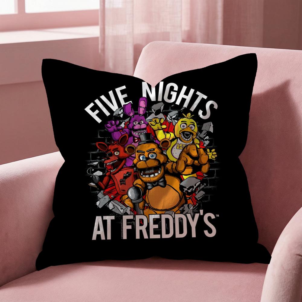 F-Five Nights at Freddy's ИГРОВАЯ Наволочка Мульти-Сценарная Наволочка для Дома и Автомобиля - Двусторонняя, Мягкая и Прочная для Ежедневного Использования