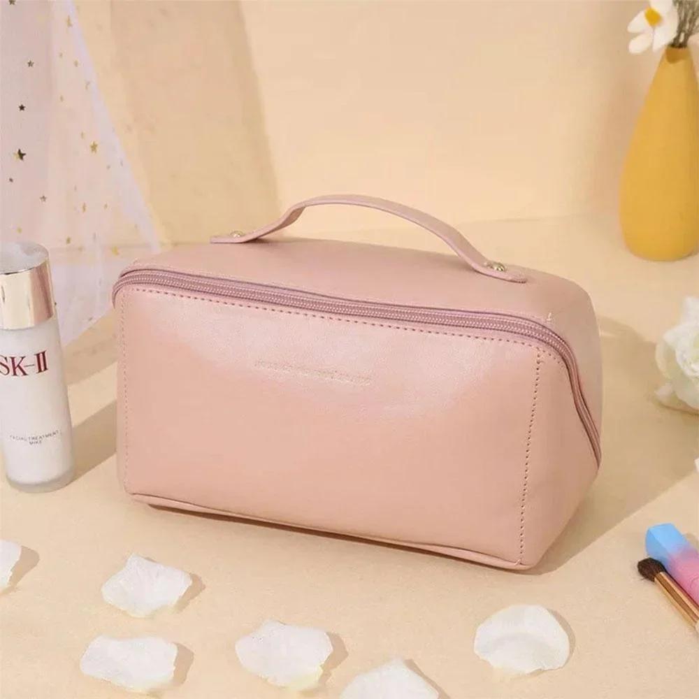 Portable Travel Wash Bag Female Transparent Waterproof Makeup Storage Pouch Large Capacity Cosmetic Organizer Makeup Bag Storage