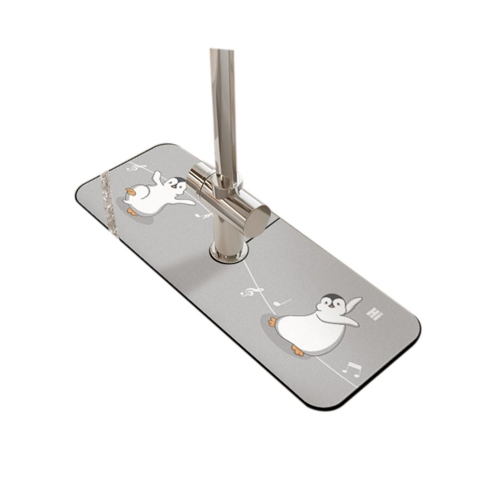 Non Slip Countertop Protection Mat Sink Splash Guard Faucet Mat Absorbent Pad Faucet Drain Pad
