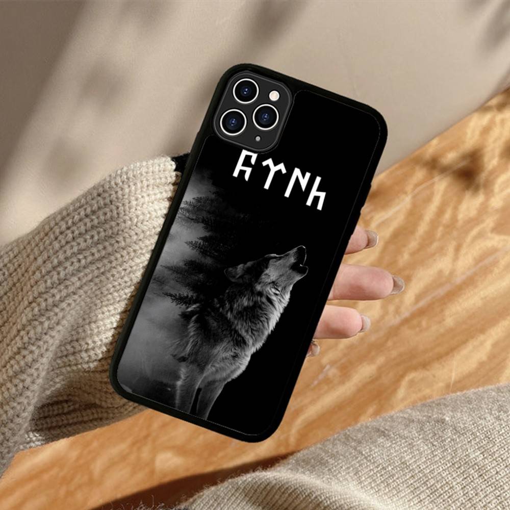 Флаг Волка-Турка для iPhone 17 16 Pro Max Air 15 14 13 12 Mini Plus 11 Жесткая Задняя Крышка из PC+TPU