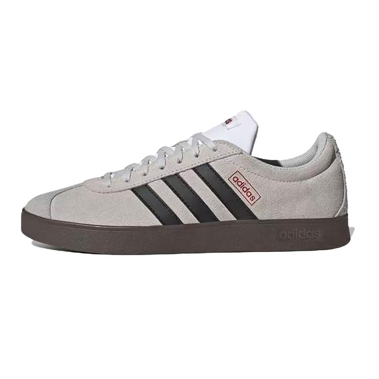 Adidas VL COURT 2.0 Big Mountain Manufacturing, White Peach Rose Synthetic Leather Ambient Low top Skateboard Shoes HQ1802(Team164-)