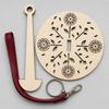 Wrist Strap Portable Yarn Holder Wooden Anti-Tangle Yarn Holder  For Sewing Craft