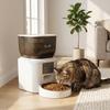 Automatic Cat Feeder, 2.4G WiFi, 4L, App Control, 1–10 Meals, 10s Feeding Call
