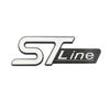 Для Логотипа ST LINE Эмблема Значок Решетки Радиатора Наклейки Наклейки Задней Крышки Багажника Автомобиля Focus Kuga Fiesta Mondeo ESCAPE Ecoboost
