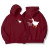 Peace Was Never An Option Printed Sweatshirt Women Fashion Warm Hooded Autumn Crewneck Fleece Hoodies Casual Oversize Sportswear