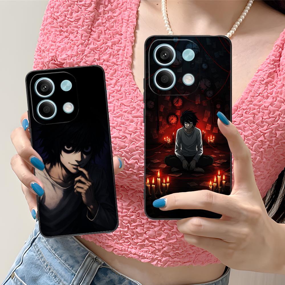 Чехол для мобильного телефона Death Note L Lawliet для Xiaomi Redmi 15 14 13 12 A5 3 2 1 C Plus 4G 5G Цветная печать Чехол Чехол Красивый