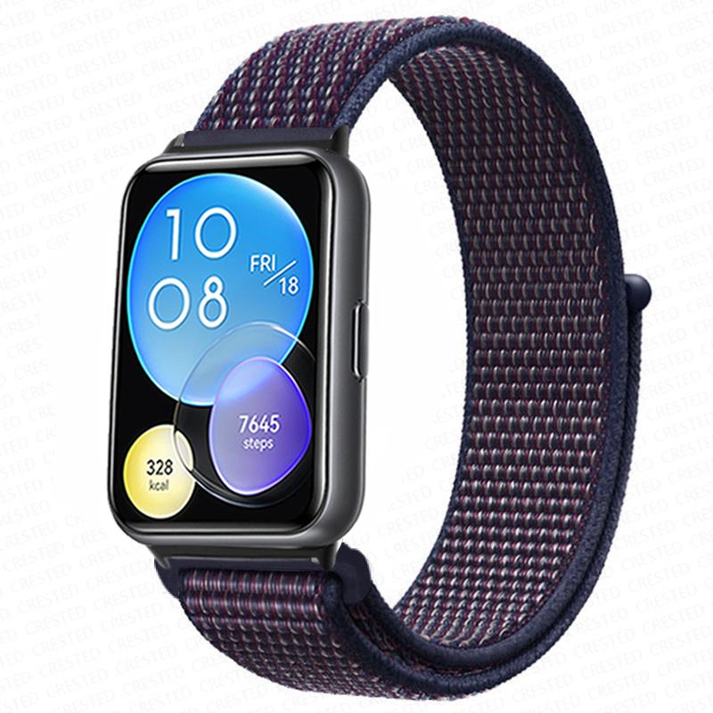 Ремешок для Huawei Watch Fit 2 Браслет для умных часов Аксессуары Запасной браслет нейлоновый Браслет Correa Huawei Watch fit2 strap