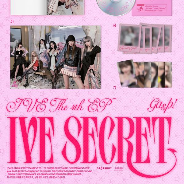 (+shop Gift) IVE - THE 4TH EP [IVE SECRET] [Random Version]