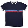 Oasis Unisex Adult 1996 Tour Horizontal Stripe Ringer T-Shirt