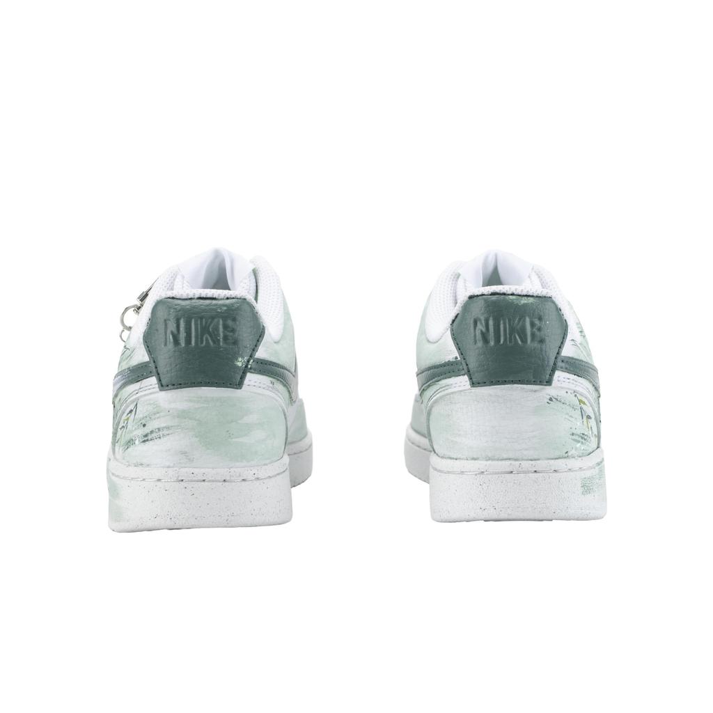 Nike Court Vision Low Spring Willow In The Breeze Slip Resistant Abrasion Resistant Low top Skateboard Shoes Women's FV9952-104(Team626-)