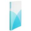 Plus Clear File A4 Vertical 40 Pockets Pasty 98-414 Soda Blue