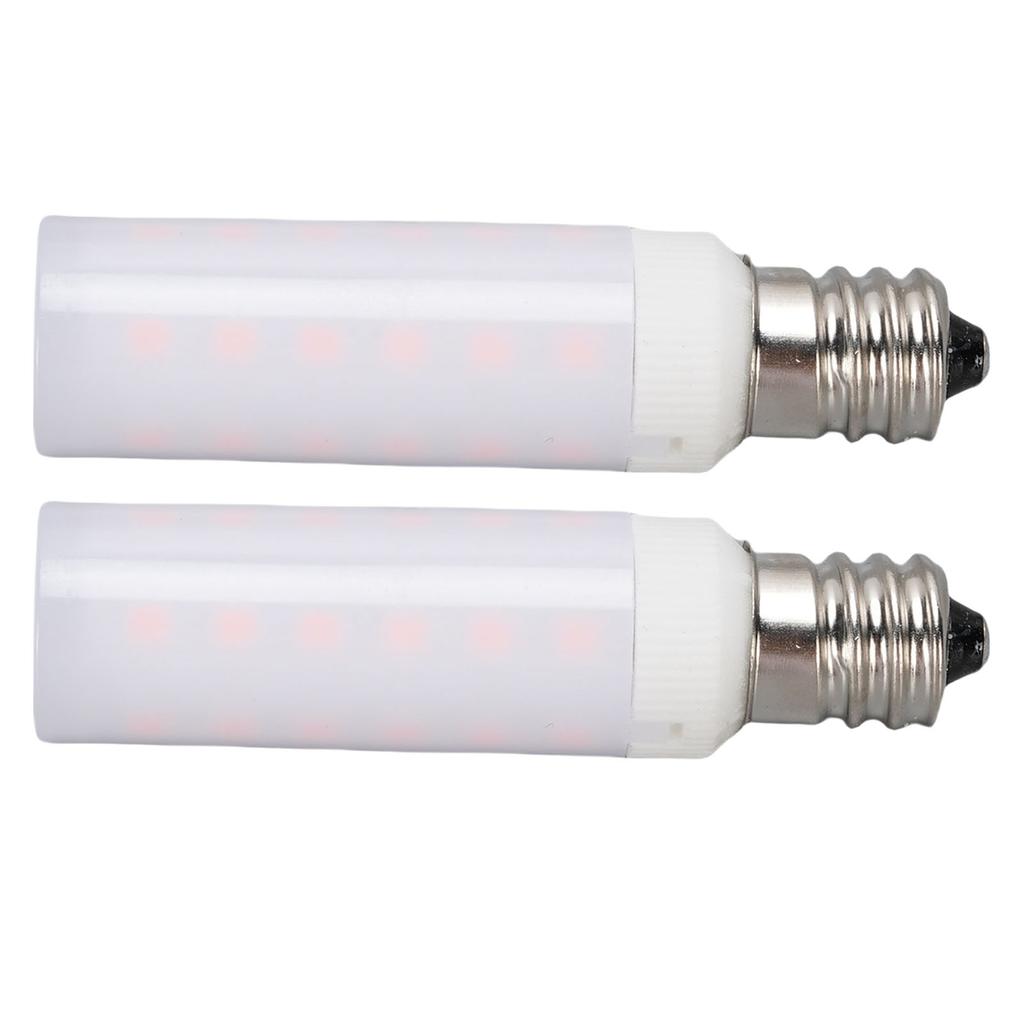 2pcs E12 LED Flame Effect Light Bulb 220LM Flickering Light Bulbs for Home Party Patio Indoor Outdoor Decorations