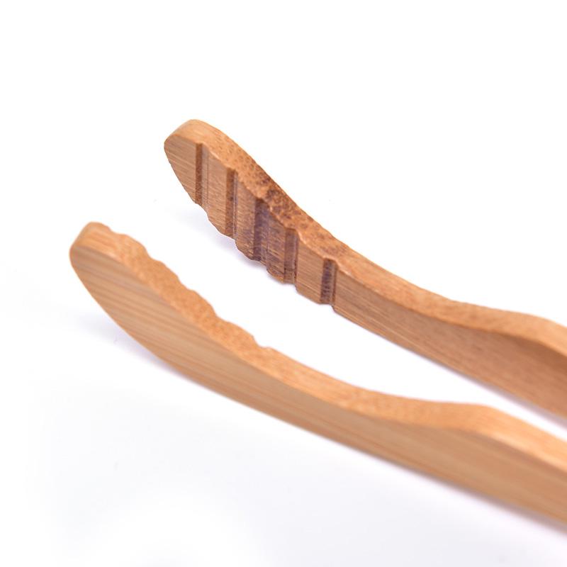 1шт чай бамбуковая посуда щипцы чай деревянный зажим для чая еда тост чай пинцет