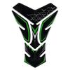 Motorcycle Tank Pad for Kawasaki Ninja 250/400/650, ZX-6R/10R/25R, Z400/900/1000 (Green)