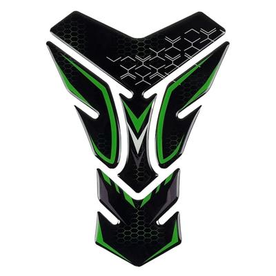 Накладка на бак мотоцикла для Kawasaki Ninja 250/400/650, ZX-6R/10R/25R, Z400/900/1000 (зеленый)