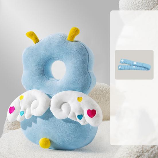 1 шт. Детская подушка против падения, подушка для поддержки головы и спины ребенка при ходьбе и наклонах, подушка для защиты от травм, в форме мультяшной пчелы