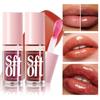 PNF Pearlescent Moisturizing Lip Gloss: European & American Water Light Plumping Lip Oil with Fine Sparkle