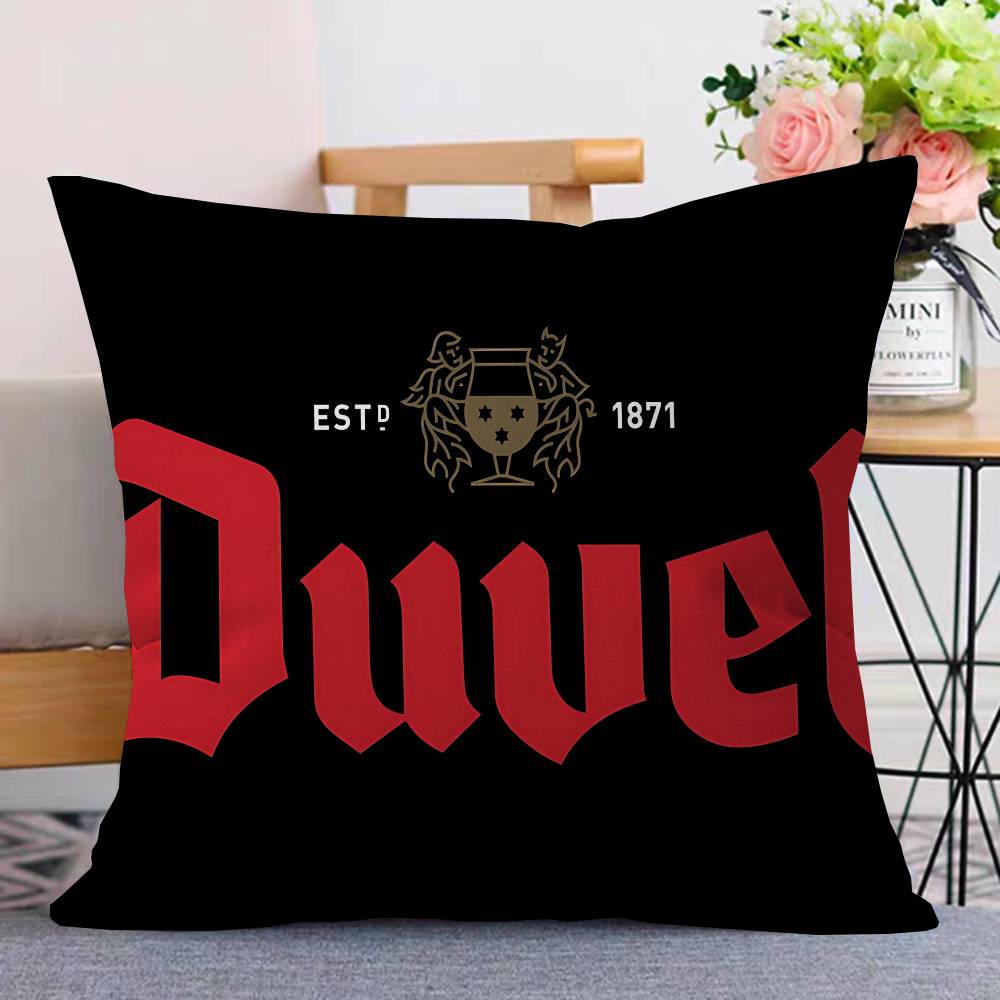 Duvel Beer Pillow Cushion Cover Pillowcase Living Room Sofa Home Decor