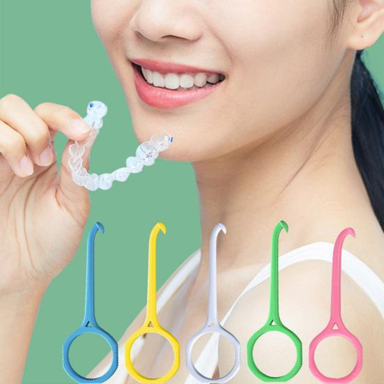 Orthodontic Removal Tool Easy To Use Portable Multicolor Handheld Disassemble Dental Care Accessory Plastic Teeth Aligner Removal Tool for Women