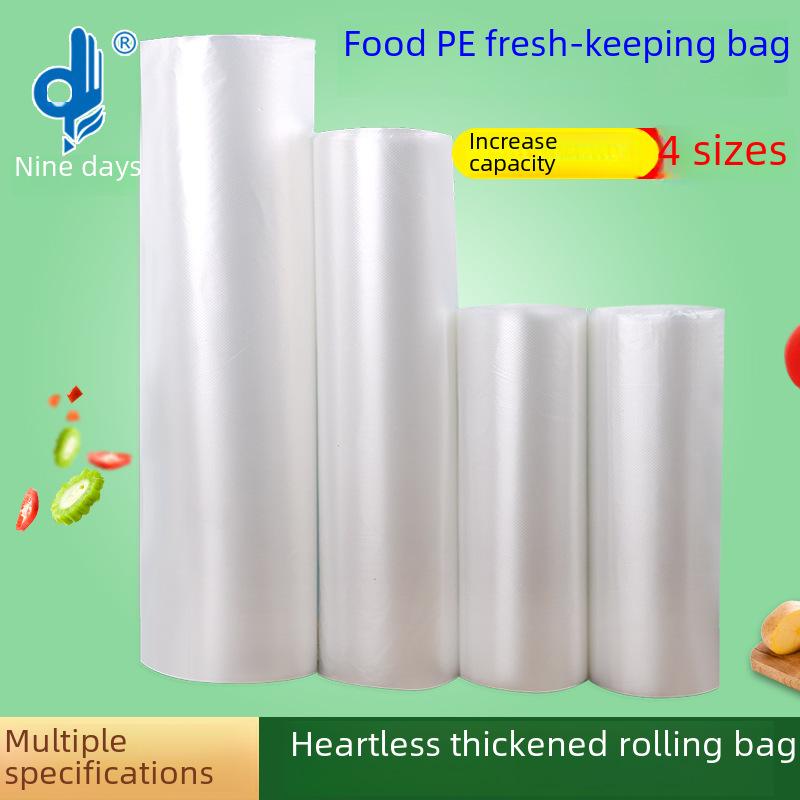 Thickened PE Fresh-Keeping Roll Bags: Hand-Torn, Food Storage & Supermarket Use