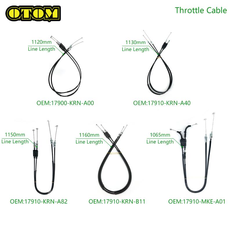 OTOM For HONDA Throttle Cable/Clutch Cable Emergency Brake Wire Oil LineCRF250R CRF250RX CRF450R CRF450RX Off-road Pit Dirt Bike