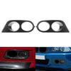 For BMW E46 M3 01-06 Carbon Fiber Look Car FOG LIGHT COVER Grille Look Plastic