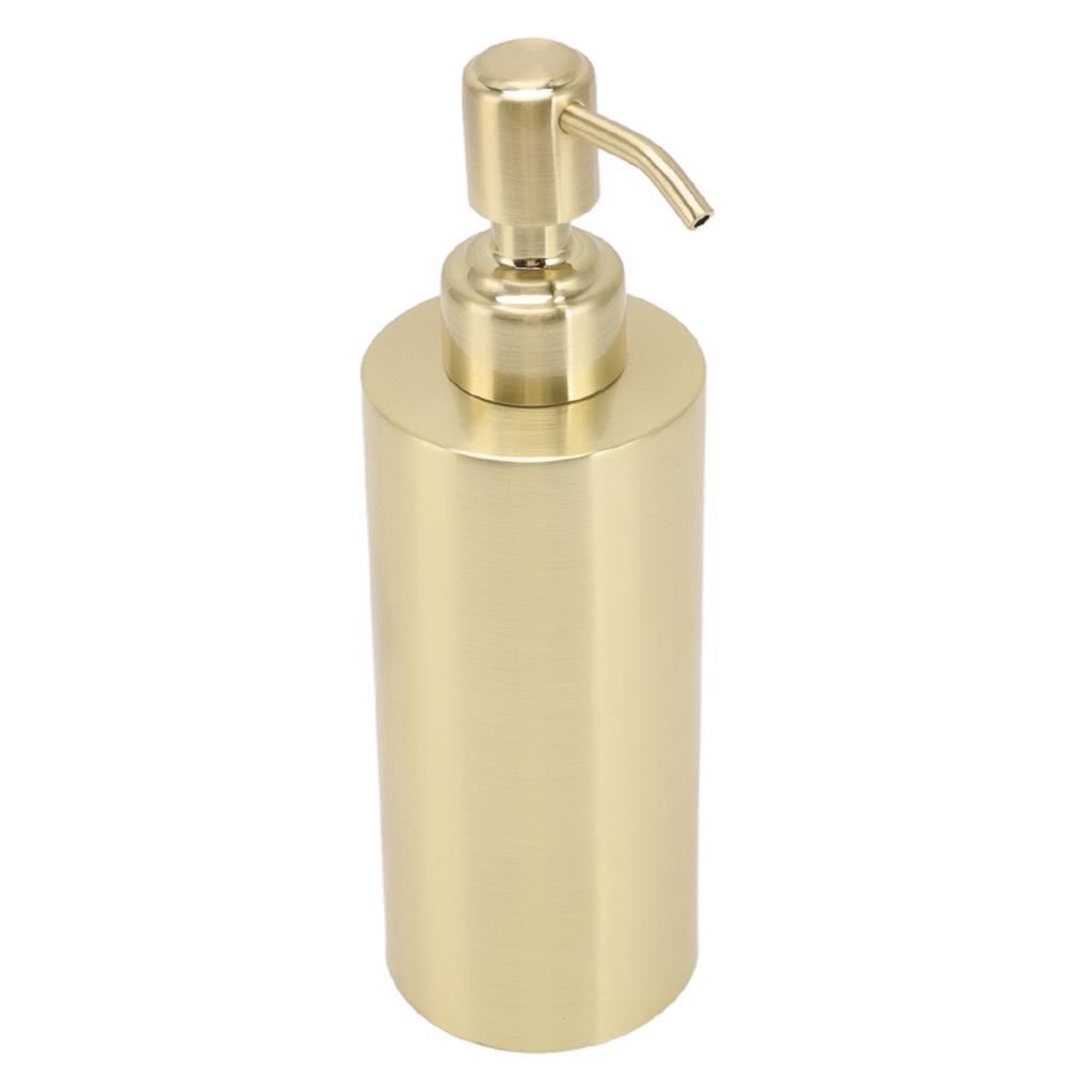 Диспенсер для жидкого мыла из нержавеющей стали, бутылка, большая емкость, домашний декор с помпой, для аксессуаров в ванную комнату
