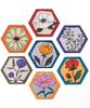 Pinto 56-Piece Tile Puzzle "Retro Garden" (13x15cm), Plastic, Gift, Decor [HX1165]