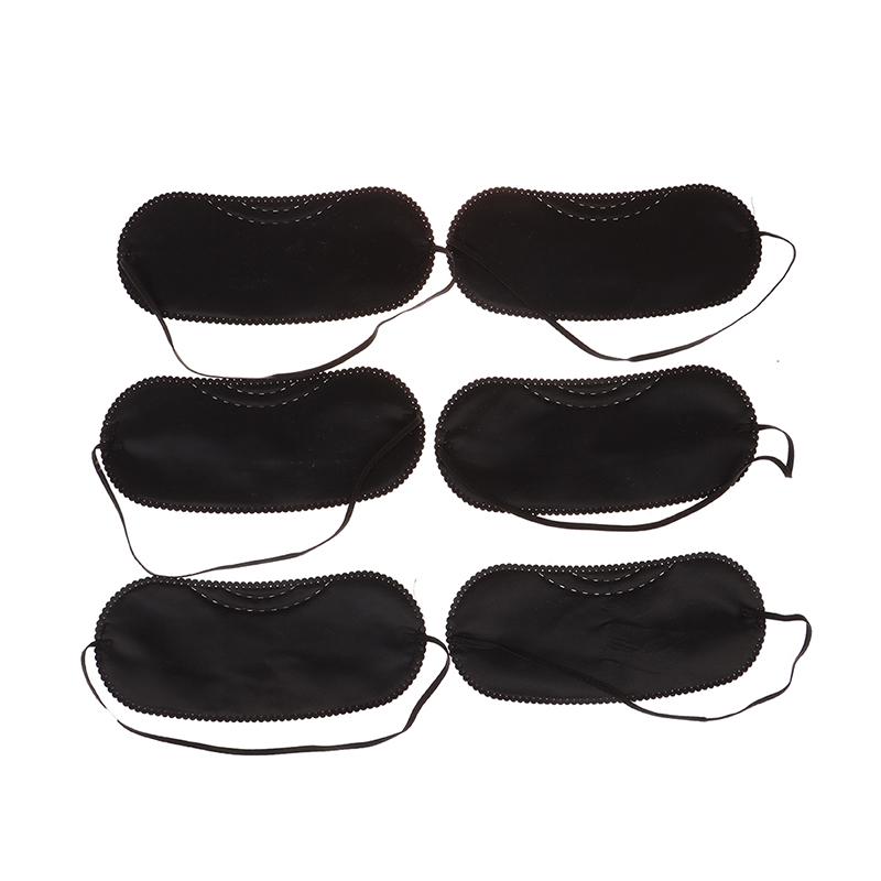 5/10Pcs Soft Portable Eye Mask Black Fast Sleeping Eyeshade Cover Eye Masks Shade Patch Women Men Blindfold Travel Sleepmasker