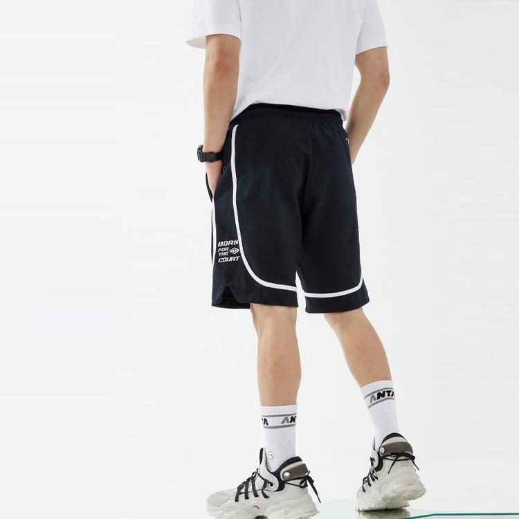 ANTA Basketball Collection Basketball Shorts Men's Black Moderate Sports Shorts 952131303-2