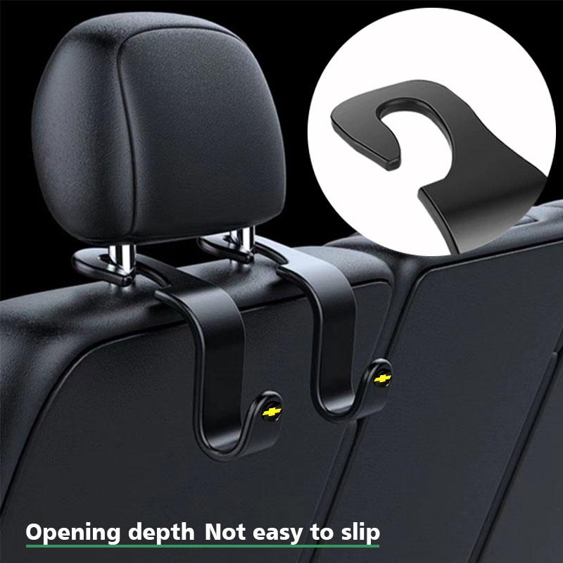 AABHM1 1/2pcs Universal Car Seat Hook Multifunctional Storage Hanger for Chevrolet Equinox Trax Camaro Cruze Malibu Sail Spark Captiva