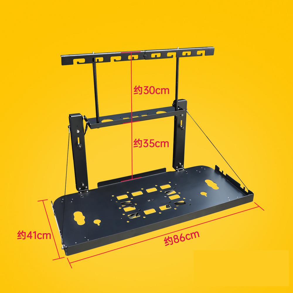 For Land Rover Defender 90 110 130 2020-2025 Alloy Tailgate Table Rear Door Cargo Luggage Carrier Foldable Shelf Storage Rack ea3