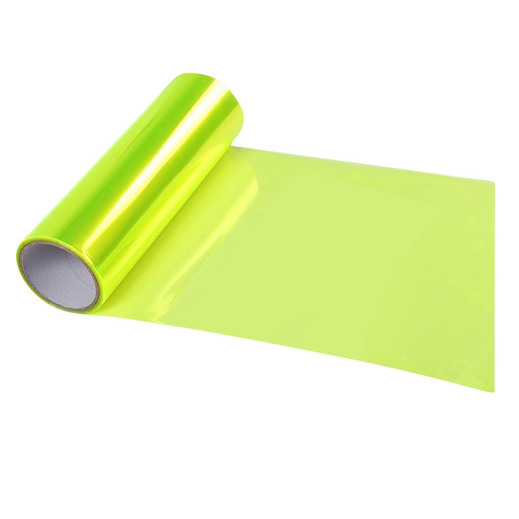 Желтый Автомобильный Задний Противотуманный Головной Свет Фара Тонировочная Пленка Накладка 30x60см