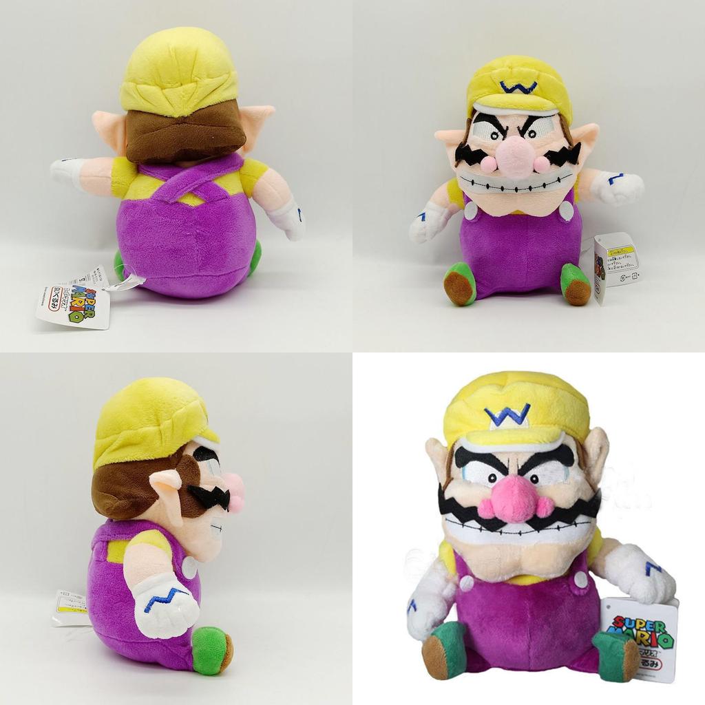Редкая плюшевая игрушка Nintendo Super Mario Bros Варио 28 см Мягкая кукла для коллекционеров