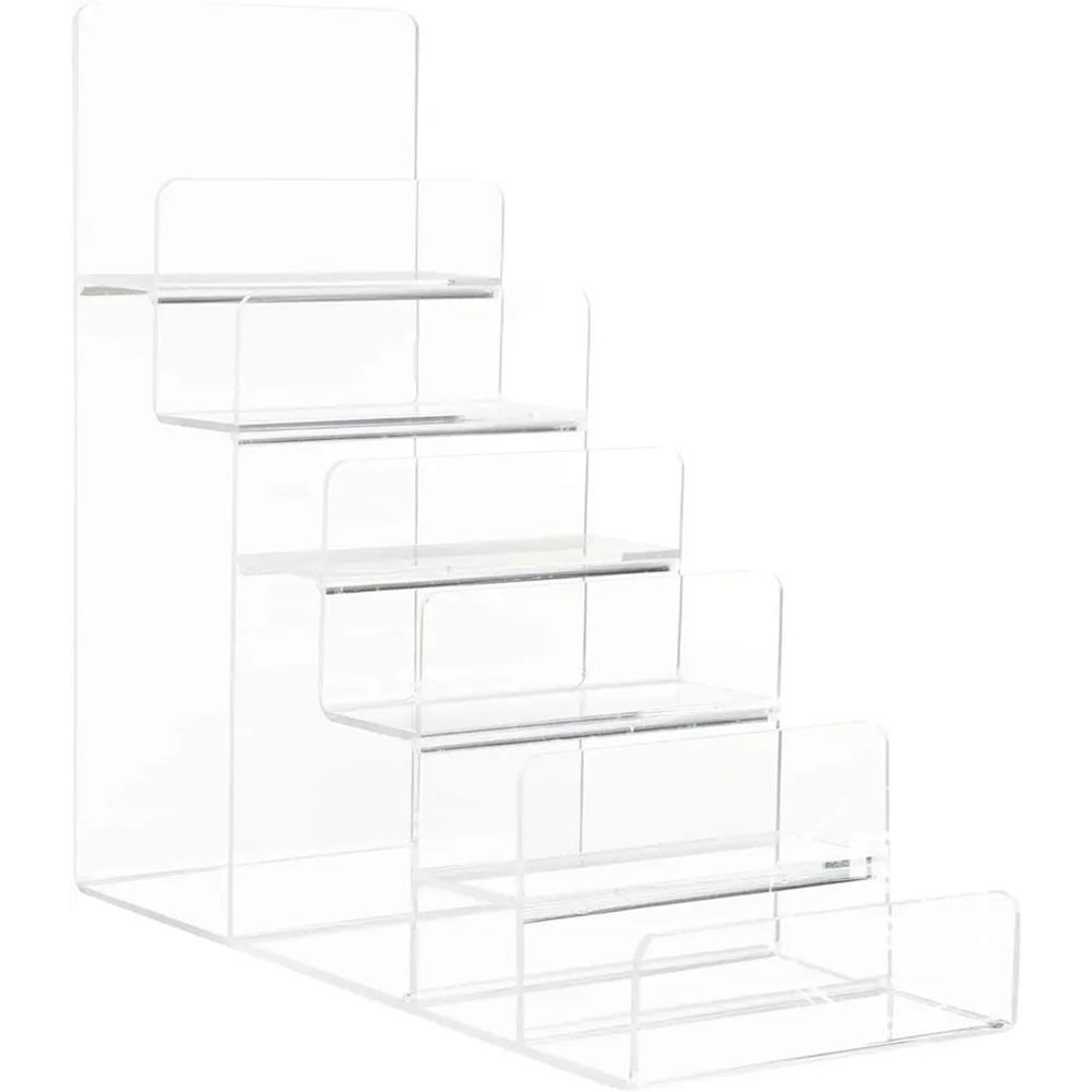 Acrylic Clear Display Risers 6 Tiers Jewelry Racks Organizer  Collection